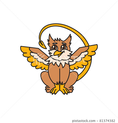 Griffin kid animal cute character Griffin kid animal cute character 81374382
