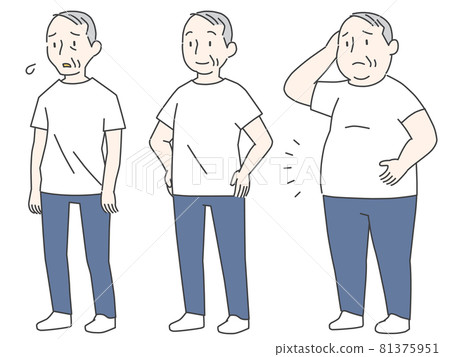 老年男性體型的變化 81375951