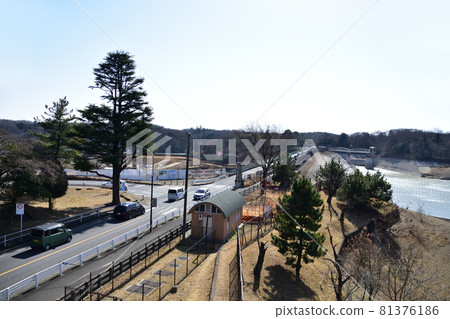 Yamaguchi Reservoir and Murayama Reservoir and surrounding scenery Yamaguchi Reservoir and Murayama Reservoir and surrounding scenery 81376186