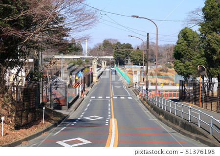 Yamaguchi Reservoir and Murayama Reservoir and surrounding scenery 81376198