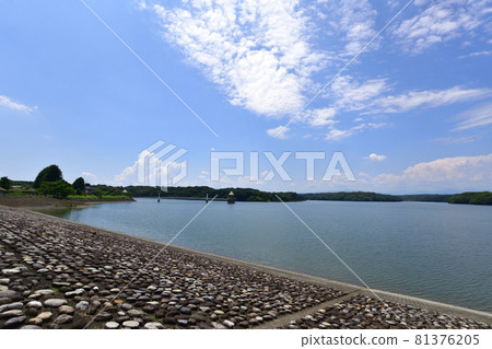山口水庫和村山水庫及周邊景色 山口水庫和村山水庫及周邊景色 81376205