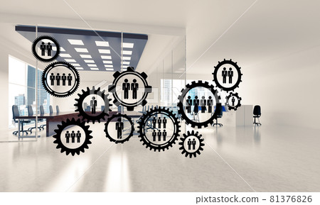 Networking and wireless connection as concept for effective modern business Networking and wireless connection as concept for effective modern business 81376826