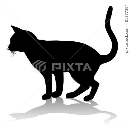 Silhouette Cat Pet Animal Silhouette Cat Pet Animal 81377394