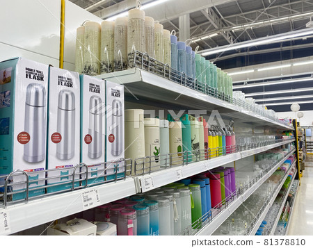 Tesco Lotus,THAILAND- August 25, 2021 : Products in famous department stores in Thailand Selling electrical appliances,dry food,condiments,snacks,beverages,soap,shampoo and many more. Tesco Lotus,THAILAND- August 25, 2021 : Products in famous department stores in Thailand Selling electrical appliances,dry food,condiments,snacks,beverages,soap,shampoo and many more. 81378810