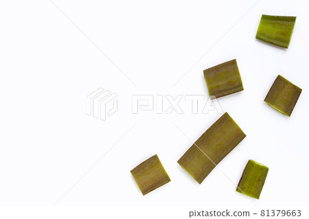 Fruit of Broken Bone tree on white background. Fruit of Broken Bone tree on white background. 81379663