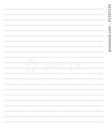 Grid paper. Abstract striped background with color horizontal lines. Geometric pattern for school, wallpaper, textures, notebook. Lined paper blank isolated on transparent background 81383334