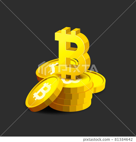 Bitcoin. Physical bit coin. Digital Cryptocurrency. Golden coin with bitcoin symbol. Bitcoin. Physical bit coin. Digital Cryptocurrency. Golden coin with bitcoin symbol. 81384642