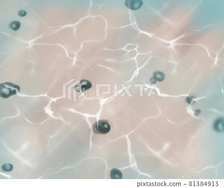 Watercolor Background of the seabed sand with stone. Watercolor Background of the seabed sand with stone. 81384913