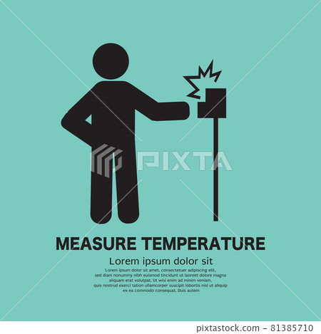 Check The Body With a Infrared Forehead Thermometerever. To prevent the spread of the virus Black Icon Vector Illustration. Check The Body With a Infrared Forehead Thermometerever. To prevent the spread of the virus Black Icon Vector Illustration. 81385710