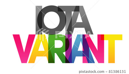 IOTA VARIANT Colored rainbow text IOTA VARIANT Colored rainbow text 81386131