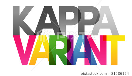 KAPPA VARIANT Colored rainbow text KAPPA VARIANT Colored rainbow text 81386134