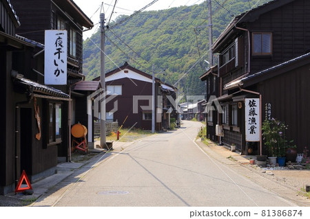 新潟佐渡松崎舊街景 81386874
