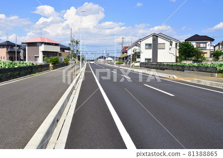 Newly paved road 81388865