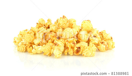 Popcorn isolated on white background Popcorn isolated on white background 81388981