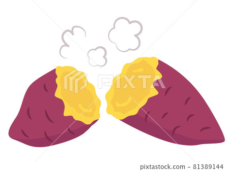 餐食★紅薯插畫烤紅薯 餐食★紅薯插畫烤紅薯 81389144