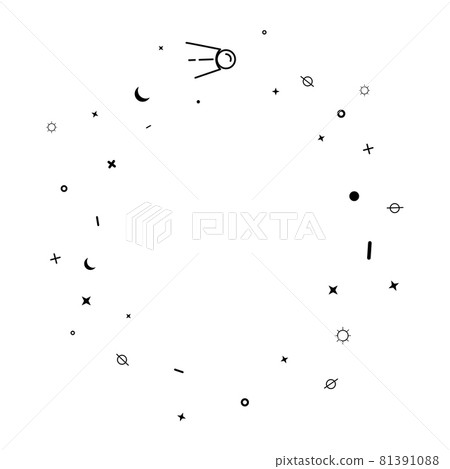 galaxy space elements vector pattern galaxy space elements vector pattern 81391088