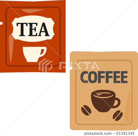 獨立包裝的茶和咖啡 81391395