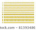 Decorative string pattern brush 81393486