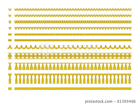 裝飾串紋畫筆 81393486