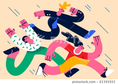 Business competition and contest concept Business competition and contest concept 81393933