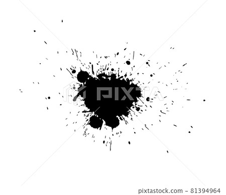 Paint stains black blotch background. Grunge Design Element. Brush Strokes. Vector illustration Paint stains black blotch background. Grunge Design Element. Brush Strokes. Vector illustration 81394964