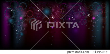 Shining purple blue horizontal background. Vector illustration 81395064