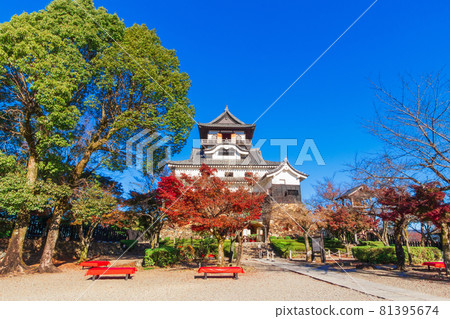 秋季國寶犬山城<愛知縣犬山市> 秋季國寶犬山城<愛知縣犬山市> 81395674