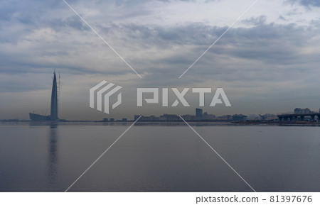 Public and business complex Lakhta Center, where the headquarters of Gazprom will be located. Public and business complex Lakhta Center, where the headquarters of Gazprom will be located. 81397676