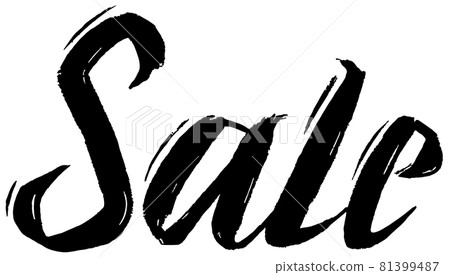 Sale Hand drawn Brush pen lettering Sale Hand drawn Brush pen lettering 81399487