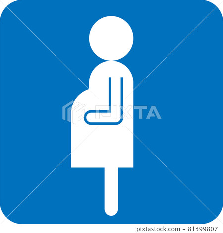 Pictogram of pregnant women 81399807