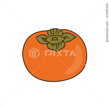 Persimmon agricultural products fruit fruit illustration 81400349