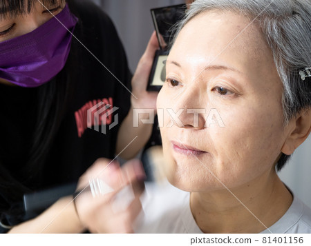 The transformation of a mature female descendant of a young woman. The transformation of a mature female descendant of a young woman. 81401156