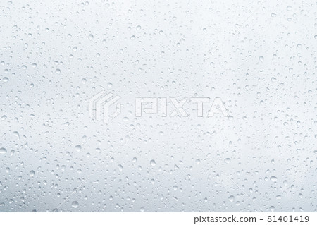 Rain drops and dew. water drops on a gray car roof after stopped raining , selective focus waterproof surface. soft focus. Leave space for writing text background. Rain drops and dew. water drops on a gray car roof after stopped raining , selective focus waterproof surface. soft focus. Leave space for writing text background. 81401419