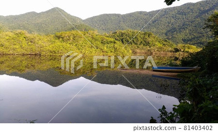 Paraty Mirim bay in Paraty, Rio de Janeiro, Brazil 81403402