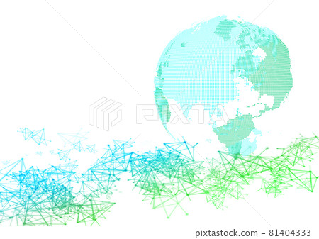 地球網絡圖像數字白色背景 地球網絡圖像數字白色背景 81404333