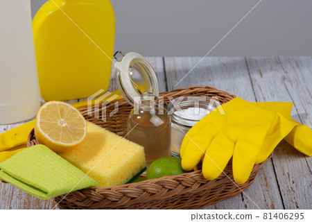 Natural organic home cleaning products. 81406295
