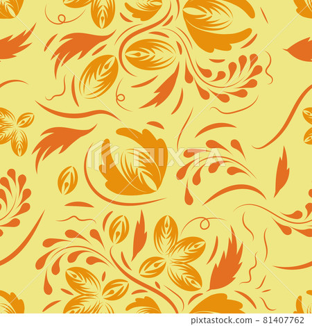 Folk flowers pattern Floral surface design Seamless pattern Folk flowers pattern Floral surface design Seamless pattern 81407762