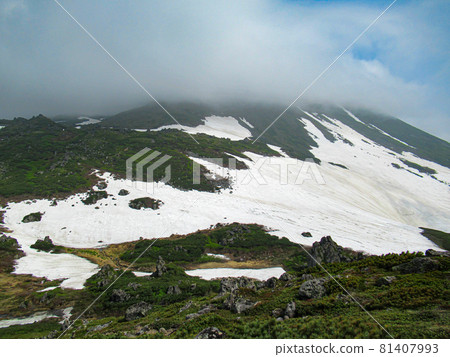 Early summer in Hokkaido Tomuraushi Road to the summit Tomuraushi Park Early summer in Hokkaido Tomuraushi Road to the summit Tomuraushi Park 81407993