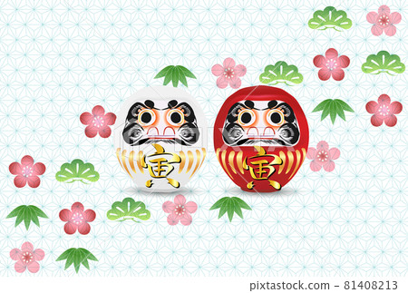 Tiger lucky charm New Year's card background Tiger lucky charm New Year's card background 81408213