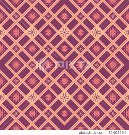 ethnic pattern with geometric seamless flower in red background for fabric ethnic pattern with geometric seamless flower in red background for fabric 81408264