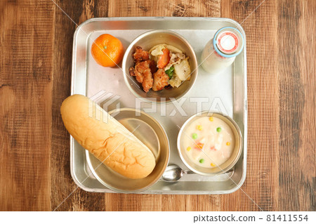 Nostalgic lunch menu bottled milk Nostalgic lunch menu bottled milk 81411554