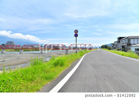 上田電鐵別所線千曲川大橋附近（長野縣上田市） [2021.8] 81412892