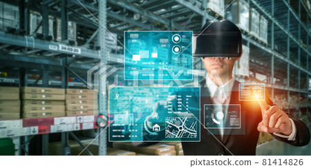 Future virtual reality technology for innovative VR warehouse management 81414826
