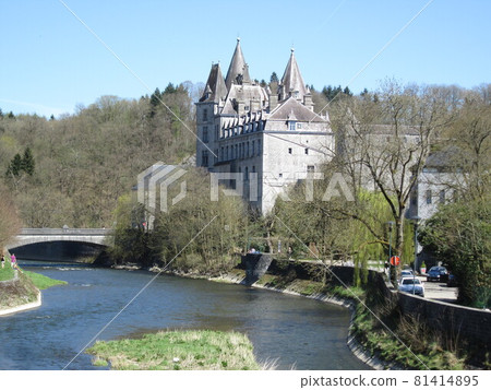 Gourmet village Durbuy's castle Belgian Ardennes Region Gourmet village Durbuy's castle Belgian Ardennes Region 81414895