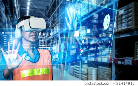 Future virtual reality technology for innovative VR warehouse management 81414915