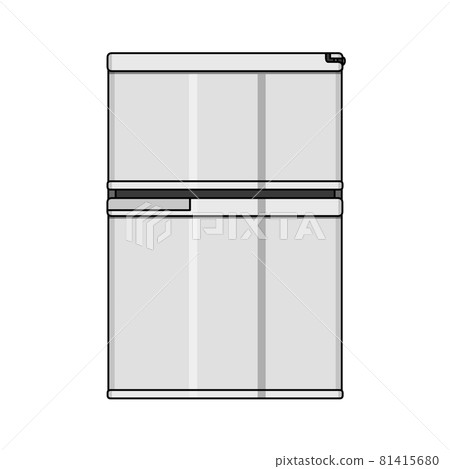 Gray household 2-door freezer / refrigerator 81415680