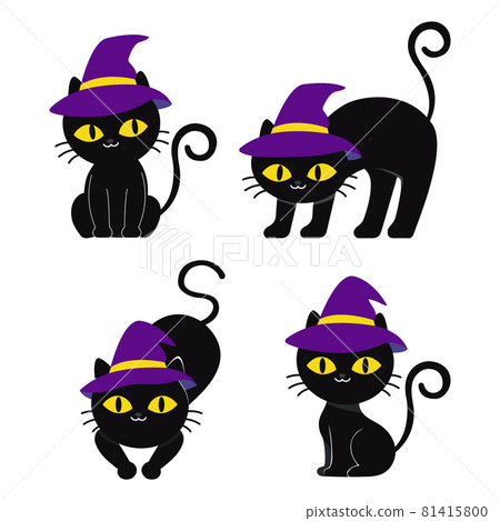 black cat, nyanko, cat 81415800