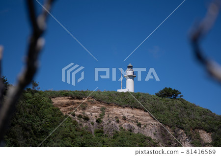 遠處的神津島燈塔 81416569