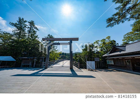 Around Ise Jingu in Corona, where the parking lot was closed 81418155
