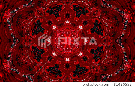Horror red star kaleidoscope pattern wallpaper design Horror red star kaleidoscope pattern wallpaper design 81420552